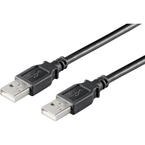 MicroConnect Usb-A 2.0 Kabel, 2m, Sort