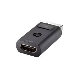 HP DisplayPort to HDMI Adapter - Videoadapter - DisplayPort han til HDMI hun - for EliteBook 8770  ProBook 64X G4, 650 G5  ZBook 14 G2, 14u G4, 15 G2, 15u G2, 15u G4, 17 G3