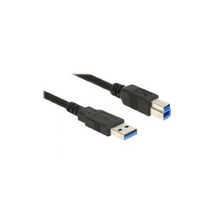 Delock - USB-kabel - USB Type A (han) til USB Type B (han) - USB 3.0 - 3 m - sort