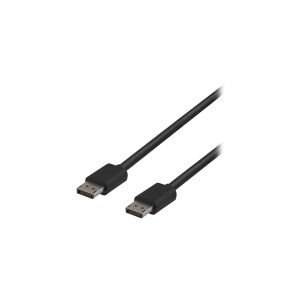 DELTACO DP8K-1020 - DisplayPort kabel - DisplayPort (han) til DisplayPort (han) - DisplayPort 1.4 - 2 m - sort