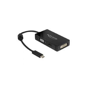 DeLOCK - Extreme videoadapter - USB-C - DVI, HDMI, VGA - sortering