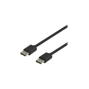 DELTACO DP8K-1030 - DisplayPort kabel - DisplayPort (han) til DisplayPort (han) - DisplayPort 1.4 - 3 m - 8K support - sort