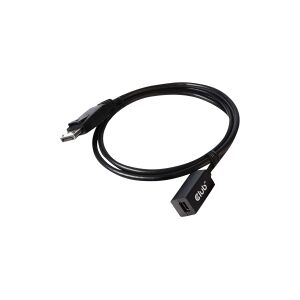 Club-3d Club 3D - DisplayPort forlængerkabel - Mini DisplayPort (hun) til DisplayPort (han) - DisplayPort 1.4 - 1 m - 8K support