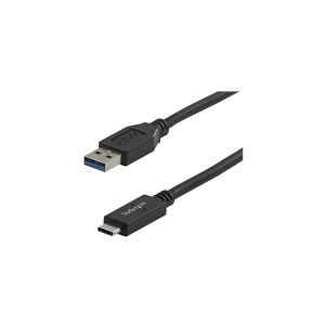 StarTech.com 3 ft 1m USB to USB C Cable - USB 3.1 10Gpbs - USB-IF Certified (USB31AC1M) - USB-kabel - 24 pin USB-C (han) til USB Type A (han) - USB 3.1 - 1 m - sort - for P/N: DKM30CHDPD, DKM30CHDPDUE, HB31C2A2CME, HB31C3A1CME, PEXUSB312A1C1H, PEXUSB312A2