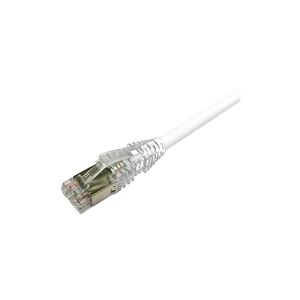 CommScope NETCONNECT NPC - Patchkabel - RJ-45 (han) til RJ-45 (han) - 7.5 m - SFTP - CAT 6a - halogenfri, knastfri, strenget - hvid
