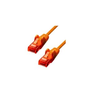 ProXtend - Patchkabel - RJ-45 (han) til RJ-45 (han) - 15 m - 5 mm - UTP - CAT 6 - IEEE 802.3af - booted, knastfri, strenget - orange