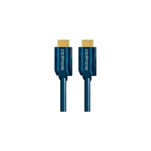 ClickTronic 10m High Speed HDMI, 10 m, HDMI Type A (Standard), HDMI Type A (Standard), 4,95 Gbit/sek., Blå