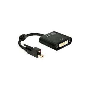 Delock - Videoadapter - Mini DisplayPort han til DVI-I hun - 25 cm - sort