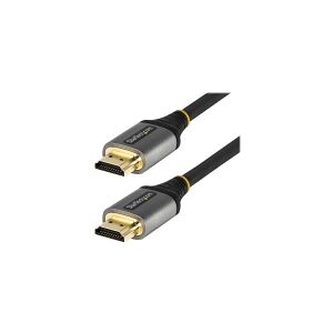 StarTech.com 20in (50cm) HDMI 2.1 Cable 8K - Certified Ultra High Speed HDMI Cable 48Gbps - 8K 60Hz/4K 120Hz HDR10+ eARC - Ultra HD 8K HDMI Cord - Monitor/TV/Display - Flexible TPE Jacket - Ultra High Speed - HDMI-kabel - HDMI han til HDMI han - 50 cm - a