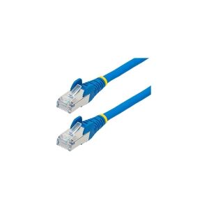 StarTech.com 10m CAT6a Ethernet Cable - Blue - Low Smoke Zero Halogen (LSZH) - 10GbE 500MHz 100W PoE++ Snagless RJ-45 w/Strain Reliefs S/FTP Network Patch Cord - Patchkabel - RJ-45 (han) til RJ-45 (han) - 10 m - S/FTP - CAT 6a - IEEE 802.3bt - halogenfri,