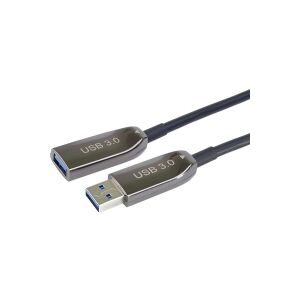 PremiumCord optisk forlænger AOC-kabel USB 3.0 A/Male - A/Female, 30 m