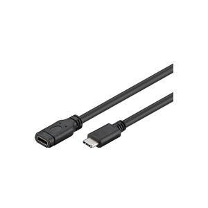 PremiumCord Prodlužovací kabel USB 3.2 generation 2, C/male - C/female, 1m