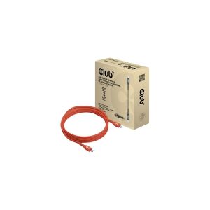 Club-3d Club 3D - USB-kabel - 24 pin USB-C (han) til 24 pin USB-C (han) - USB 2.0 - 48 V - 5 A - 4 m - tovejs, op til 240 W strømforsyningssupport, forlænget strømrækkevidde (EPR)