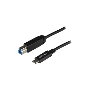 StarTech.com USB C to USB B Printer Cable - 1m / 3 ft - Superspeed - USB 3.1 - 10Gbps - USB C Printer Cable - USB Type C to Type B (USB31CB1M) - USB-