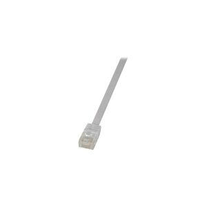 2direct LogiLink SlimLine - Patchkabel - RJ-45 (han) til RJ-45 (han) - 7.5 m - UTP - CAT 6 - flad - hvid