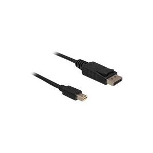 Delock - DisplayPort kabel - Mini DisplayPort (han) til DisplayPort (han) - 1 m
