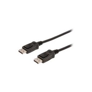 ASSMANN - DisplayPort kabel - DisplayPort (han) til DisplayPort (han) - 2 m - sort -  4096 x 2160p UHD 4K