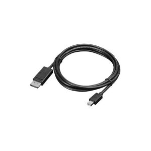 Lenovo - DisplayPort kabel - Mini DisplayPort (han) til DisplayPort (han) - 2 m - for ThinkCentre M75t Gen 2  ThinkPad P51  ThinkStation P330 Gen 2  P34X  P350  P520  P620