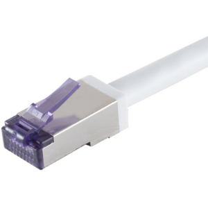 Cat 6a Superflex S/ftp Netværkskabel - Hvid - 7.5 M