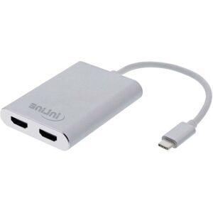 Inline Usb-C Til 2x Hdmi Adapter - 4k - Hvid - 10 Cm