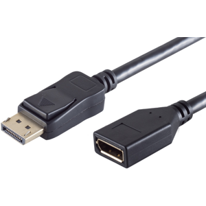 Displayport 1.2 Forlængerkabel - 4k - 60hz - 0.5 M