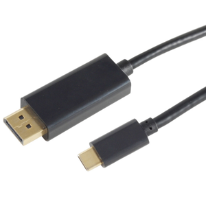 Usb-C Til Displayport Kabel - Uhd 4k - Sort - 1.8 M