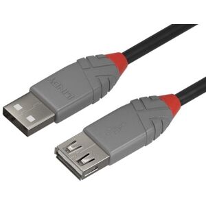 Lindy Usb Forlængerkabel - Anthra Line - 5 M