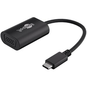 Usb-C Til Vga Adapter - Sort