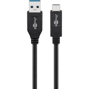 Goobay Usb-C Til Usb-A 3.2 Gen.2 Kabel - Sort - 0.5 M