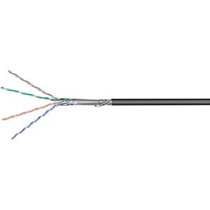 Cat 6 F/utp Lszh Udendørs Netværkskabel - Cu - Solid - 100 Meter