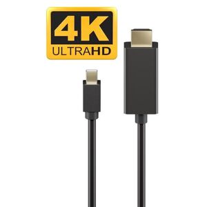 Goobay Mini Displayport 1.2 Til Hdmi Kabel - 4k/60hz - 1 M