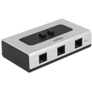 Delock Switch Rj11 - Manual Bidirectional - 2 Port