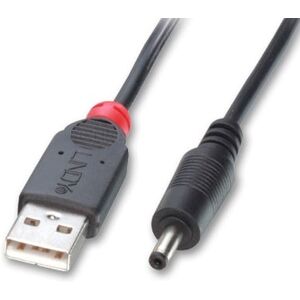 Lindy Usb Til 1.35mm / 3.5mm Dc Kabel - 1.5 M