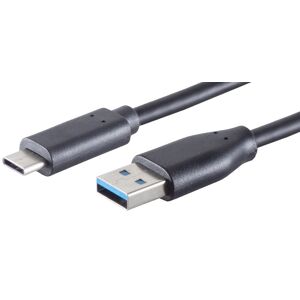 Usb-C Til Usb-A 3.2 Gen.1 Kabel - Sort - 1 M