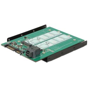 DeLOCK Sata 22 Pin / Sff-8643 Nvme Til 1 X M.2 Key M + 1 X M.2 Key B