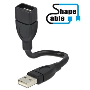 DeLOCK Usb 2.0 Usb-A Hun Til Usb-A Han - Shapecable Serie - 35 Cm