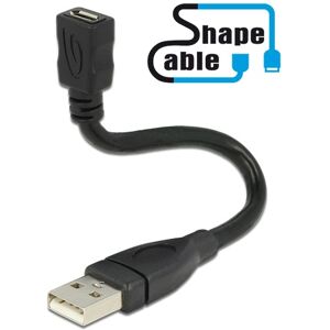 DeLOCK Usb 2.0 Micro-B Hun Til Usb-A Han - Shapecable Serie - 50 Cm