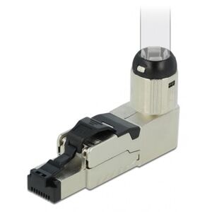 Delock Rj45 Stik Cat 6a Stp - Vinklet - Værktøjsfri