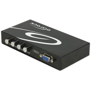 DeLOCK Vga Switch/splitter - Manuel Skift - Bidirectional - 4 Vejs