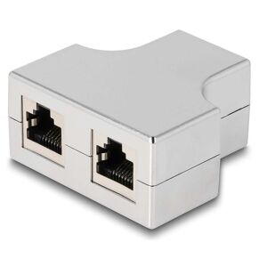 Delock Rj45 Splitter / T-Adapter - 1x Rj45 Til 2x Rj45