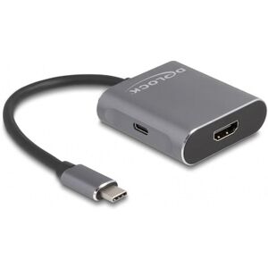 Delock Usb-C Splitter - Hdmi/displayport - Usb-C Pd 100w