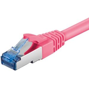 Cat 6a S/ftp Lszh Netværkskabel - Magenta - 10 M