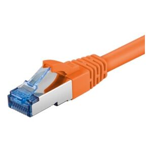 Cat 6a S/ftp Lszh Netværkskabel - Orange - 10 M