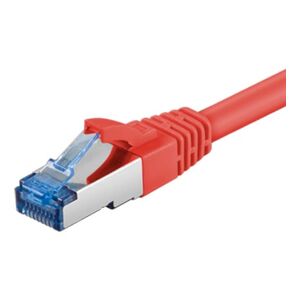 Cat 6a S/ftp Lszh Netværkskabel - Rød - 7.5 M