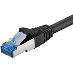 Cat 6a S/ftp Lszh Netværkskabel - Sort - 15 M