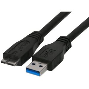 Usb 3.0 Kabel - Usb-A Han / Usb Micro B Han - 0.5 M