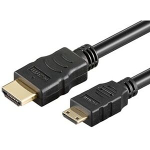 Mini Hdmi - Hdmi Kabel - Guldbelagt - 10 M