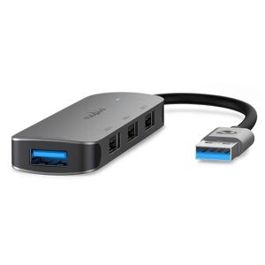 Nedis Usb-A Hub 3.2/2.0 - 4 Vejs - Grå