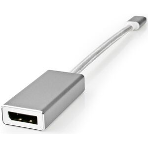 Nedis Usb-C Til Displayport Kabel - 4k/60 Hz - Aluminium - 0.20