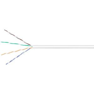 Cat 5e U/utp Netværkskabel - Cu - Solid - Hvid - 305 Meter